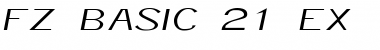 Download FZ BASIC 21 EX Normal Font Title Preview