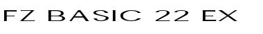 Download FZ BASIC 22 EX Normal Font Title Preview