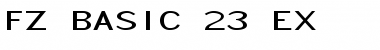 Download FZ BASIC 23 EX Normal Font Title Preview