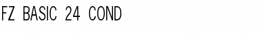Download FZ BASIC 24 COND Normal Font Title Preview