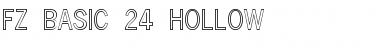 Download FZ BASIC 24 HOLLOW Normal Font Title Preview