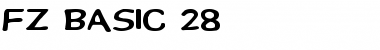 Download FZ BASIC 28 Normal Font Title Preview