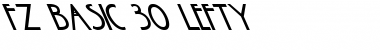 Download FZ BASIC 30 LEFTY Normal Font Title Preview