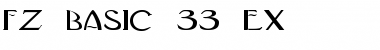 Download FZ BASIC 33 EX Normal Font Title Preview