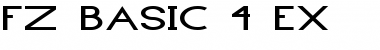 Download FZ BASIC 4 EX Normal Font Title Preview