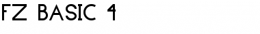 Download FZ BASIC 4 Normal Font Title Preview