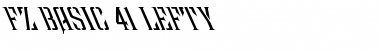Download FZ BASIC 41 LEFTY Normal Font Title Preview