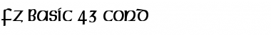Download FZ BASIC 43 COND Normal Font Title Preview