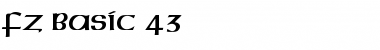 Download FZ BASIC 43 Normal Font Title Preview