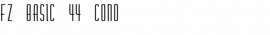 Download FZ BASIC 44 COND Bold Font Title Preview