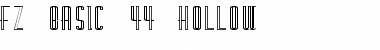 Download FZ BASIC 44 HOLLOW Bold Font Title Preview