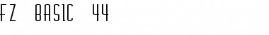 Download FZ BASIC 44 Bold Font Title Preview