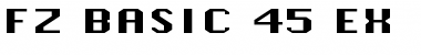 Download FZ BASIC 45 EX Normal Font Title Preview
