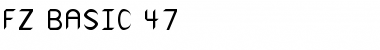 Download FZ BASIC 47 Normal Font Title Preview