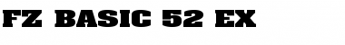 Download FZ BASIC 52 EX Normal Font Title Preview