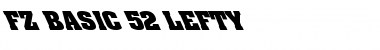 Download FZ BASIC 52 LEFTY Normal Font Title Preview