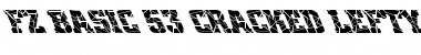 Download FZ BASIC 53 CRACKED LEFTY Normal Font Title Preview
