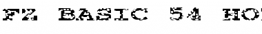 Download FZ BASIC 54 HOLEY EX Normal Font Title Preview