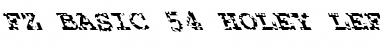 Download FZ BASIC 54 HOLEY LEFTY Normal Font Title Preview
