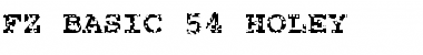 Download FZ BASIC 54 HOLEY Normal Font Title Preview