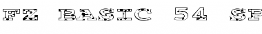 Download FZ BASIC 54 SPOTTED EX Normal Font Title Preview