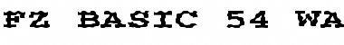 Download FZ BASIC 54 WAVEY EX Normal Font Title Preview