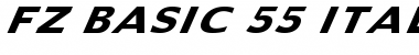 Download FZ BASIC 55 ITALIC Normal Font Title Preview