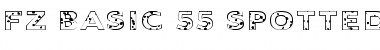 Download FZ BASIC 55 SPOTTED Normal Font Title Preview