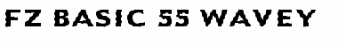 Download FZ BASIC 55 WAVEY Normal Font Title Preview