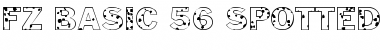 Download FZ BASIC 56 SPOTTED Normal Font Title Preview