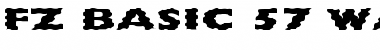Download FZ BASIC 57 WAVEY EX Normal Font Title Preview
