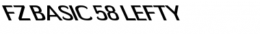 Download FZ BASIC 58 LEFTY Normal Font Title Preview