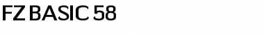 Download FZ BASIC 58 Normal Font Title Preview