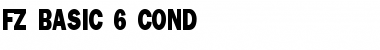 Download FZ BASIC 6 COND Normal Font Title Preview