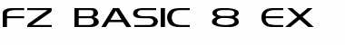Download FZ BASIC 8 EX Normal Font Title Preview