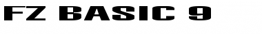 Download FZ BASIC 9 Normal Font Title Preview