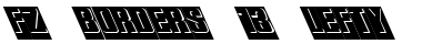 Download FZ BORDERS 13 LEFTY Normal Font Title Preview