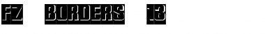 Download FZ BORDERS 13 Normal Font Title Preview