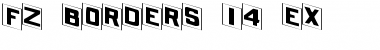 Download FZ BORDERS 14 EX Normal Font Title Preview