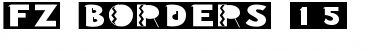 Download FZ BORDERS 15 Normal Font Title Preview