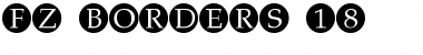 Download FZ BORDERS 18 Normal Font Title Preview