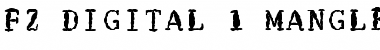 Download FZ DIGITAL 1 MANGLED Normal Font Title Preview