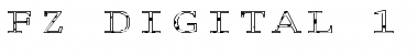Download FZ DIGITAL 1 SPOTTED EX Normal Font Title Preview