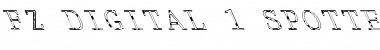 Download FZ DIGITAL 1 SPOTTED LEFTY Normal Font Title Preview