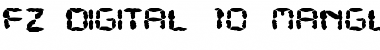 Download FZ DIGITAL 10 MANGLED EX Normal Font Title Preview
