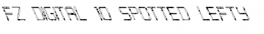 Download FZ DIGITAL 10 SPOTTED LEFTY Normal Font Title Preview