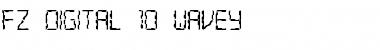 Download FZ DIGITAL 10 WAVEY Normal Font Title Preview