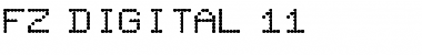 Download FZ DIGITAL 11 Normal Font Title Preview