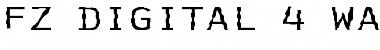 Download FZ DIGITAL 4 WAVEY EX Normal Font Title Preview