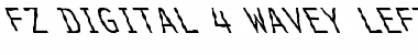 Download FZ DIGITAL 4 WAVEY LEFTY Normal Font Title Preview